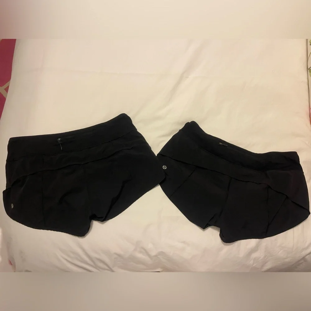 Lululemon Speed Up Low-Rise Lined Short 2.5” (black) - Picture 6 of 7